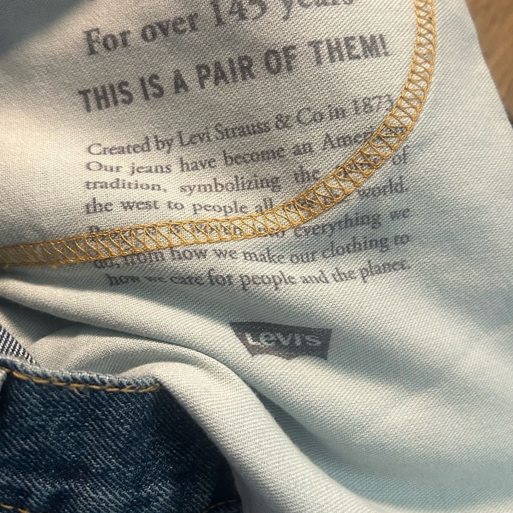 Levi's Blue Relaxed Jeans Classic Denim Style - Picture 6 of 11